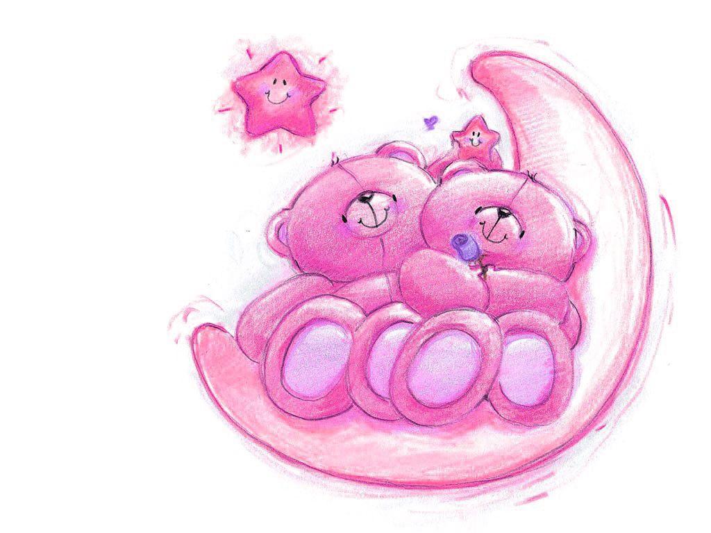 1024x768 Peartreedesigns Friendship Love Wallpaper Friends Bear