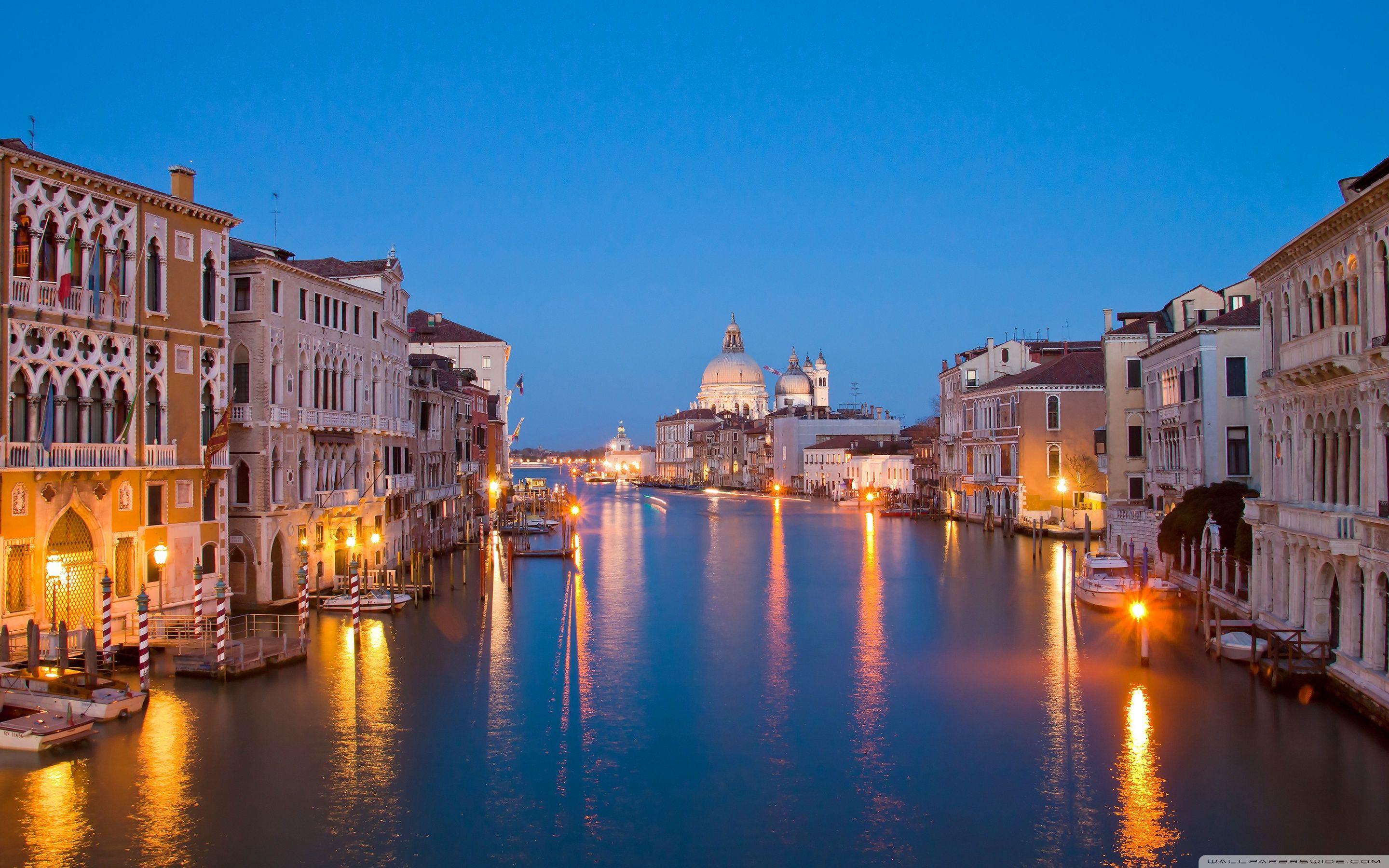 2880x1800 Free download Venice at night wallpaper Gallery [2880x1800]
