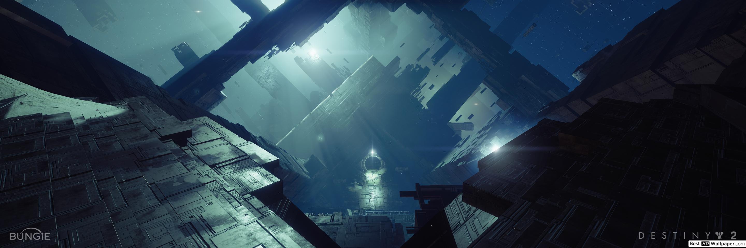 2880x960 Destiny 2 game IO HD wallpaper download