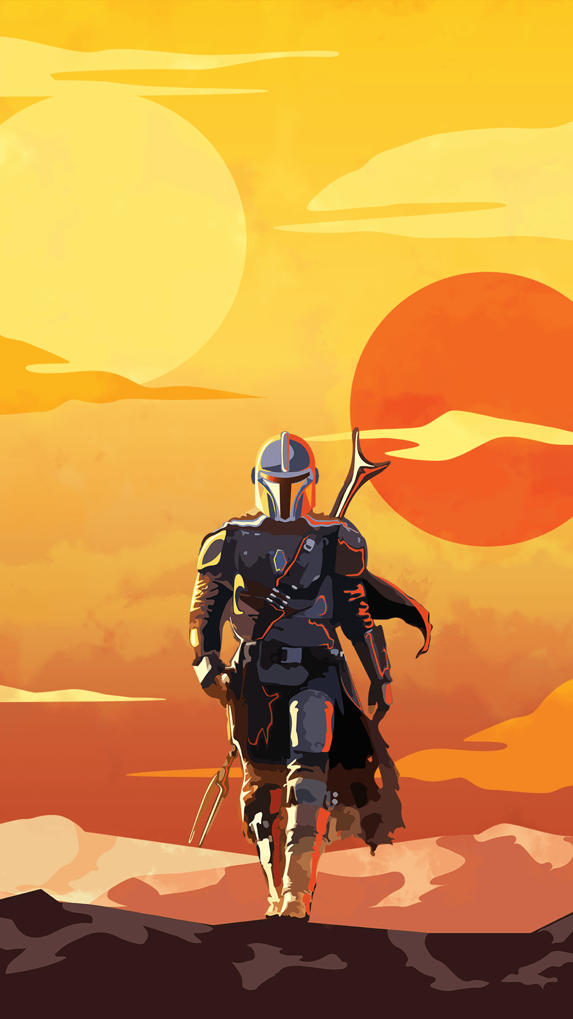 1152x2048 The Mandalorian Android Wallpaper .