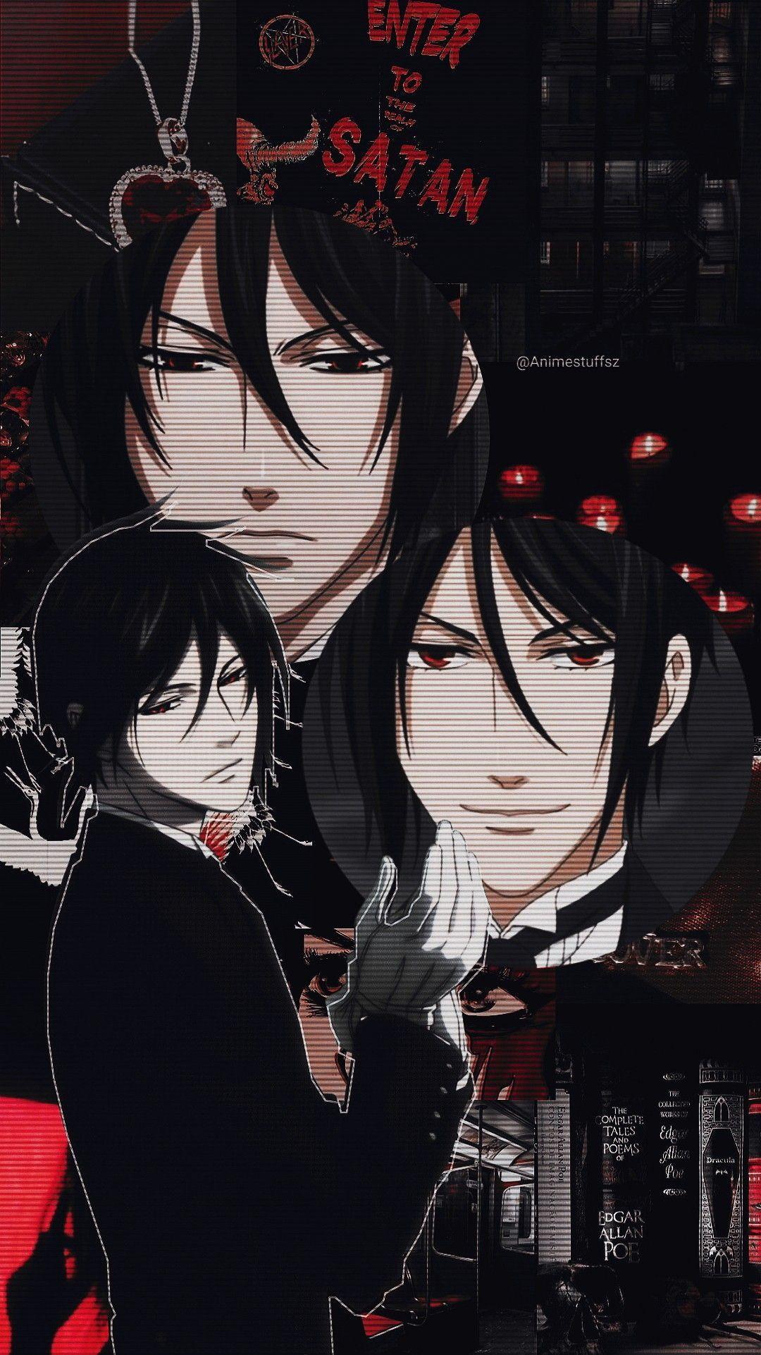 1080x1922 Sebastian Michaelis. Wallpaper animes, Papel de parede anime