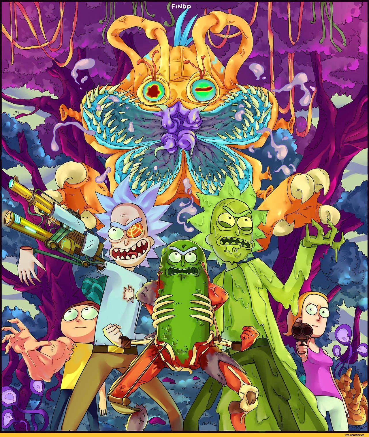 1280x1514 Rick And Morty Hình nền đẹp Marijuanaking King Slime Green