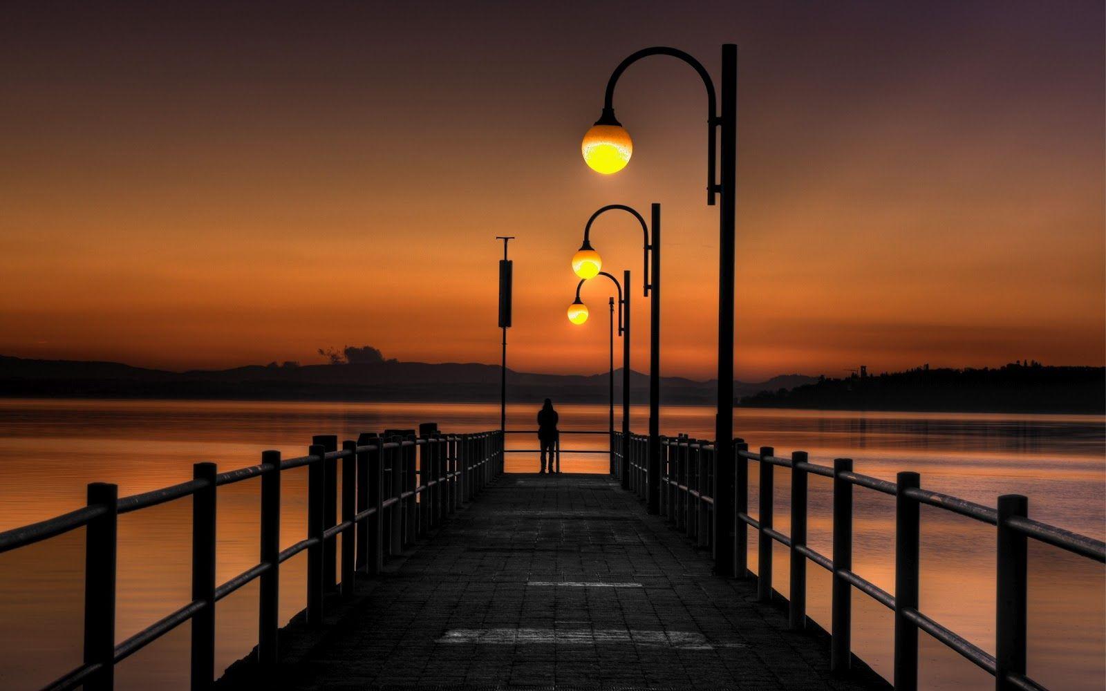 1600x1000 Forever alone on the docks wallpaper. Home of Wallpaper. Free