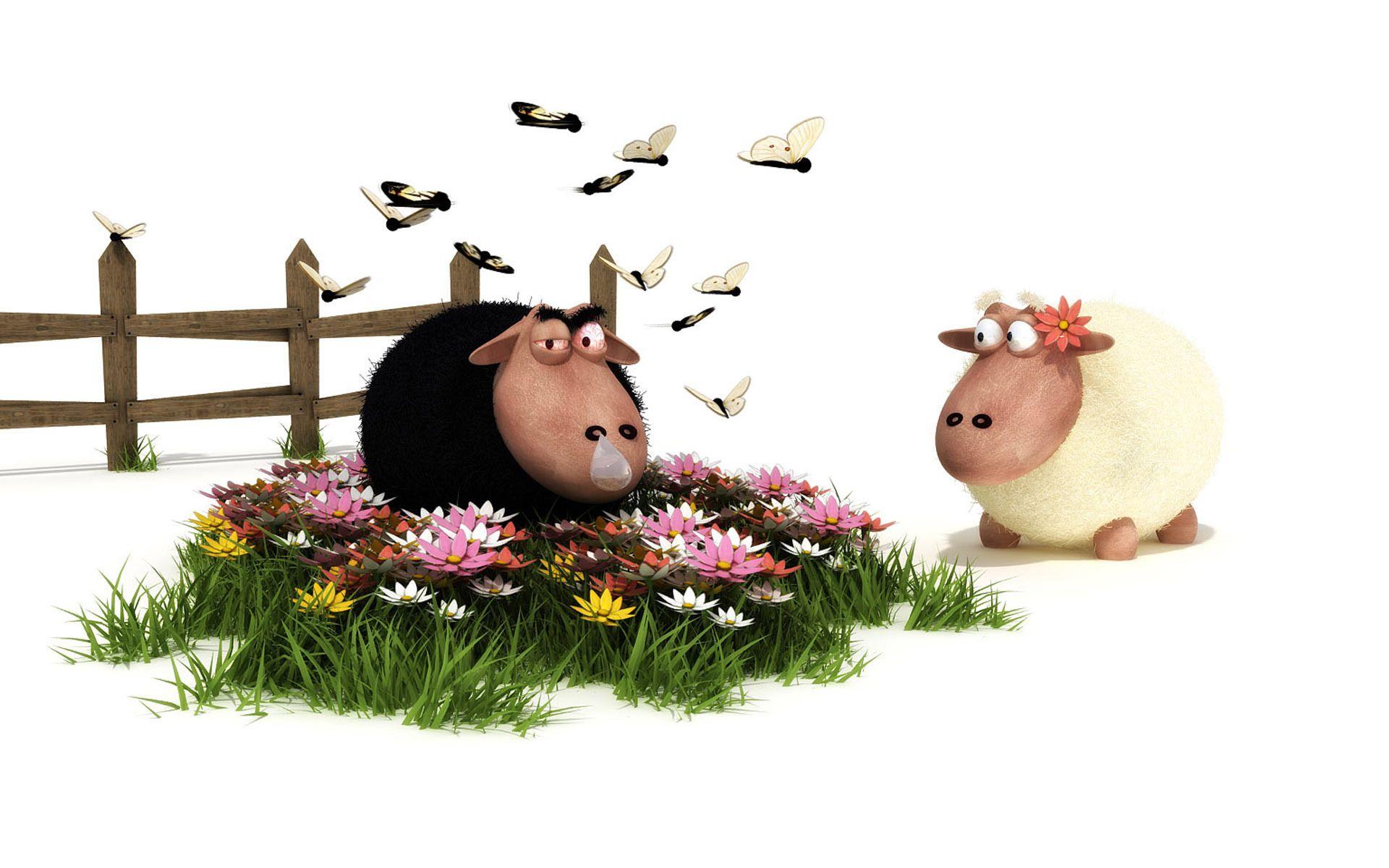 1920x1200 Black Sheep Wallpaper