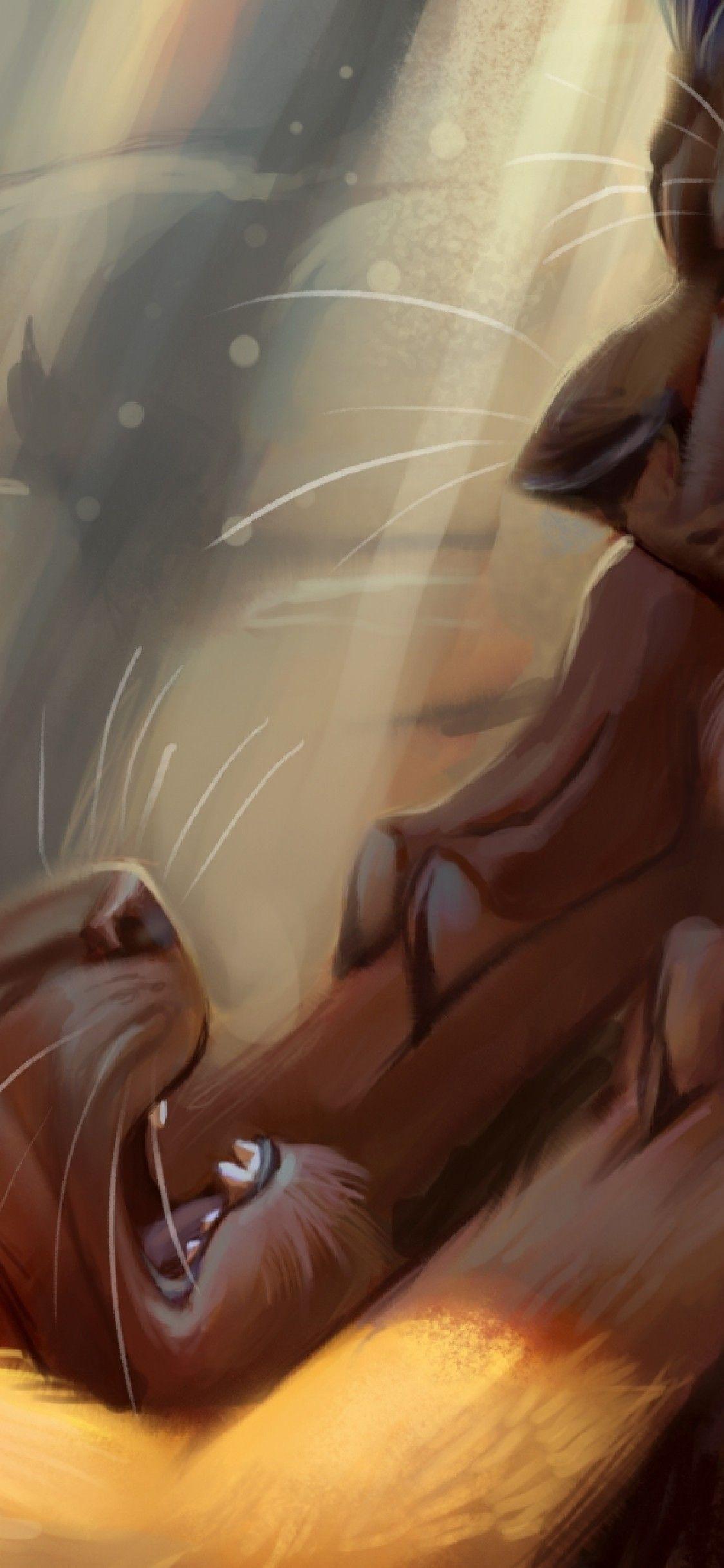 1125x2436 Download 1125x2436 The Lion King, Mufasa, Artwork Wallpaper