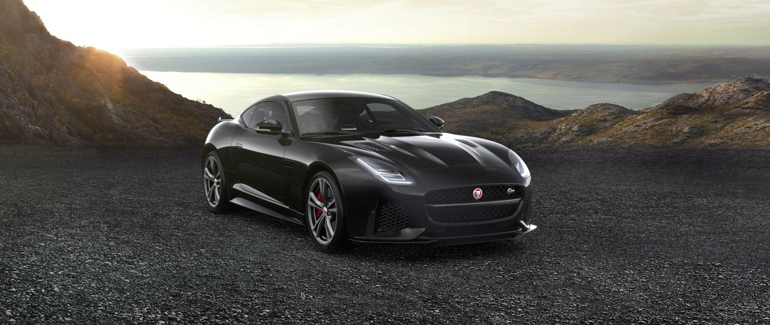 2560x1080 Black Jaguar F Type SVR