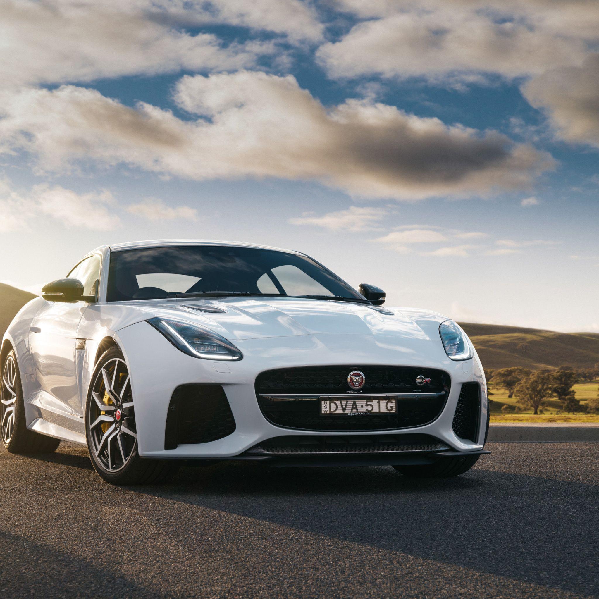 2048x2048 Jaguar F Type SVR Coupe 2018 iPad Air HD 4k Wallpaper