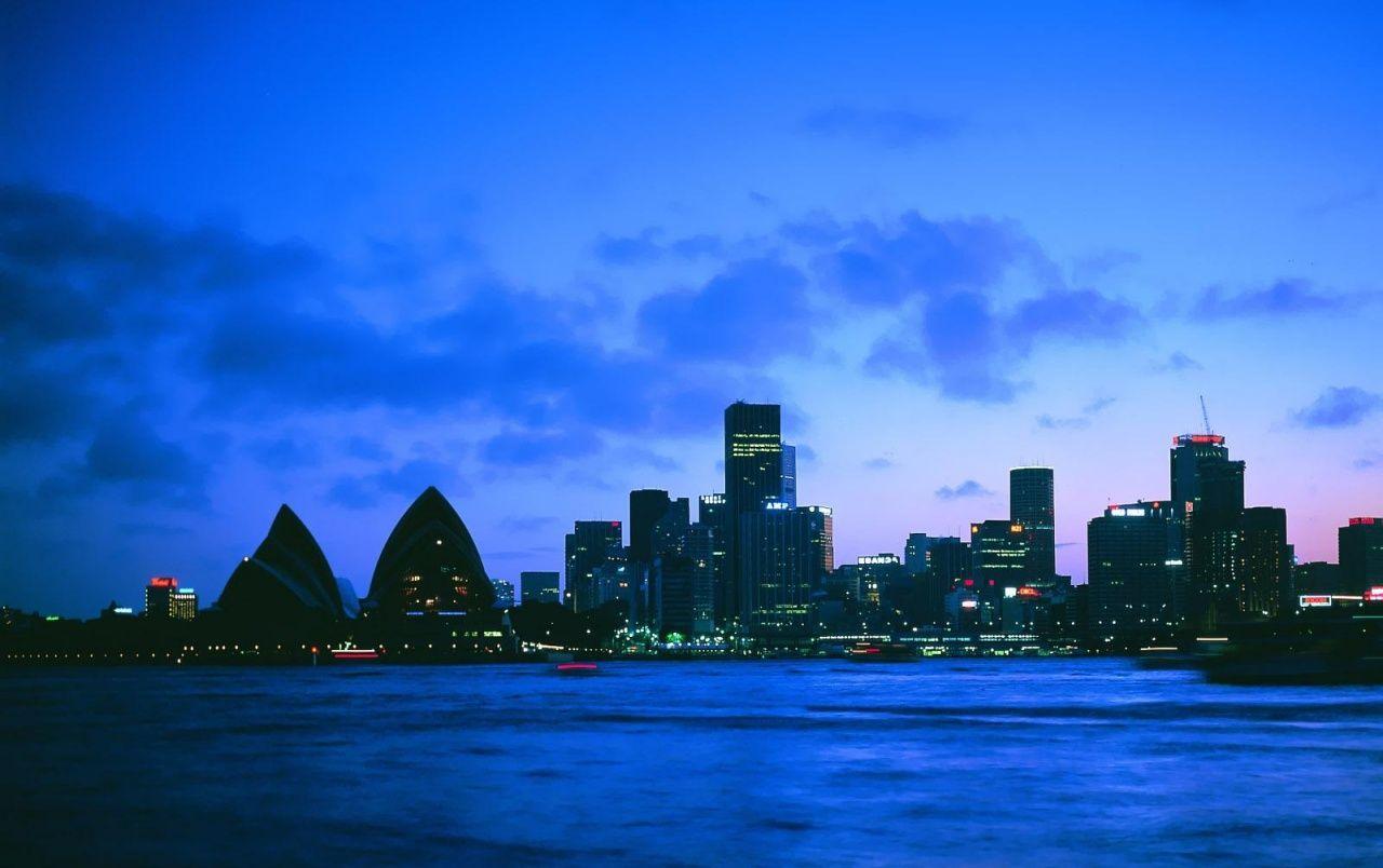 1280x804 Sidney by Night wallpaper. Sidney