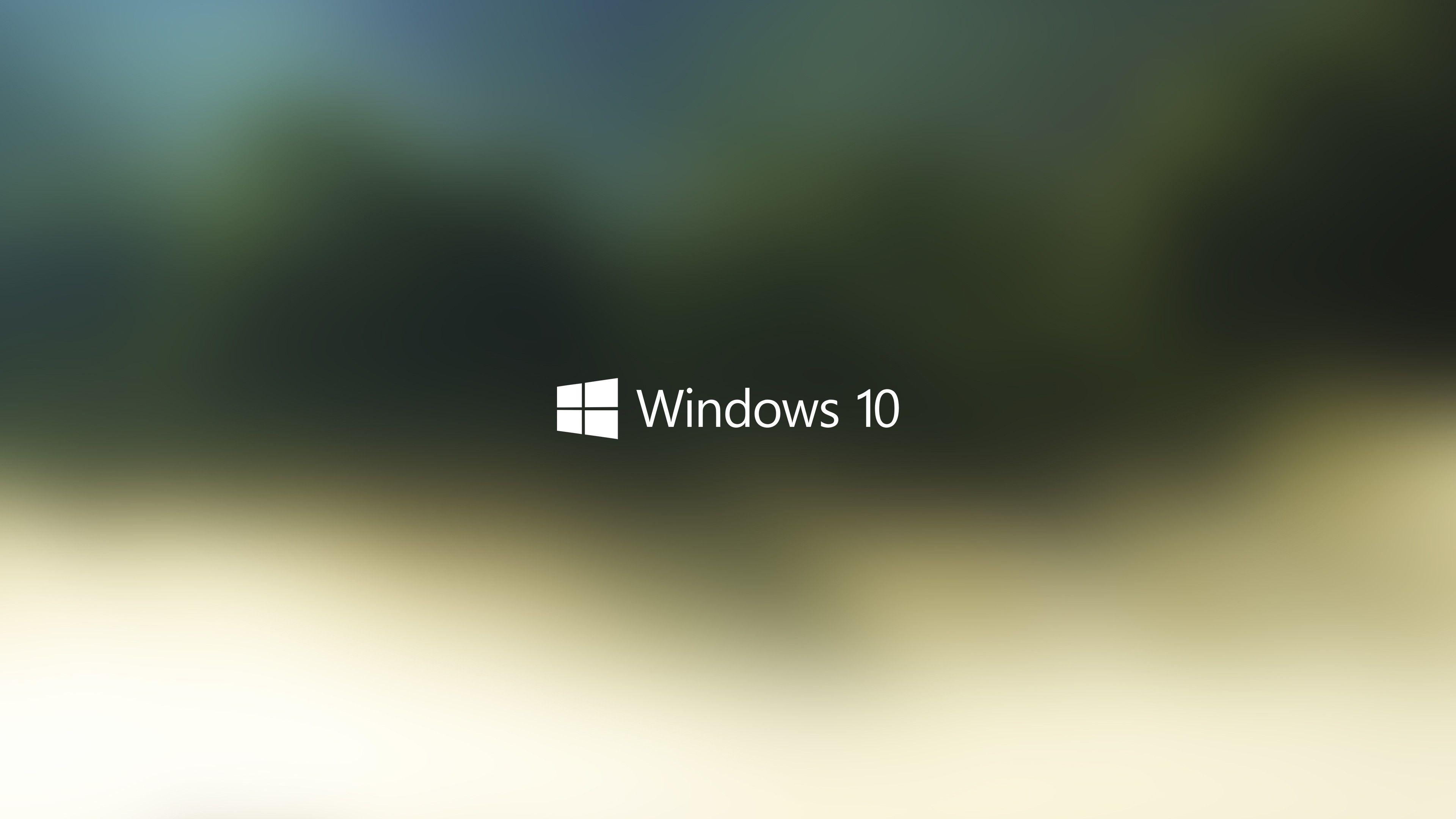 3840x2160 Windows 10 Blur, Logo HD, Hình nền 4k, Hình ảnh, Bối cảnh