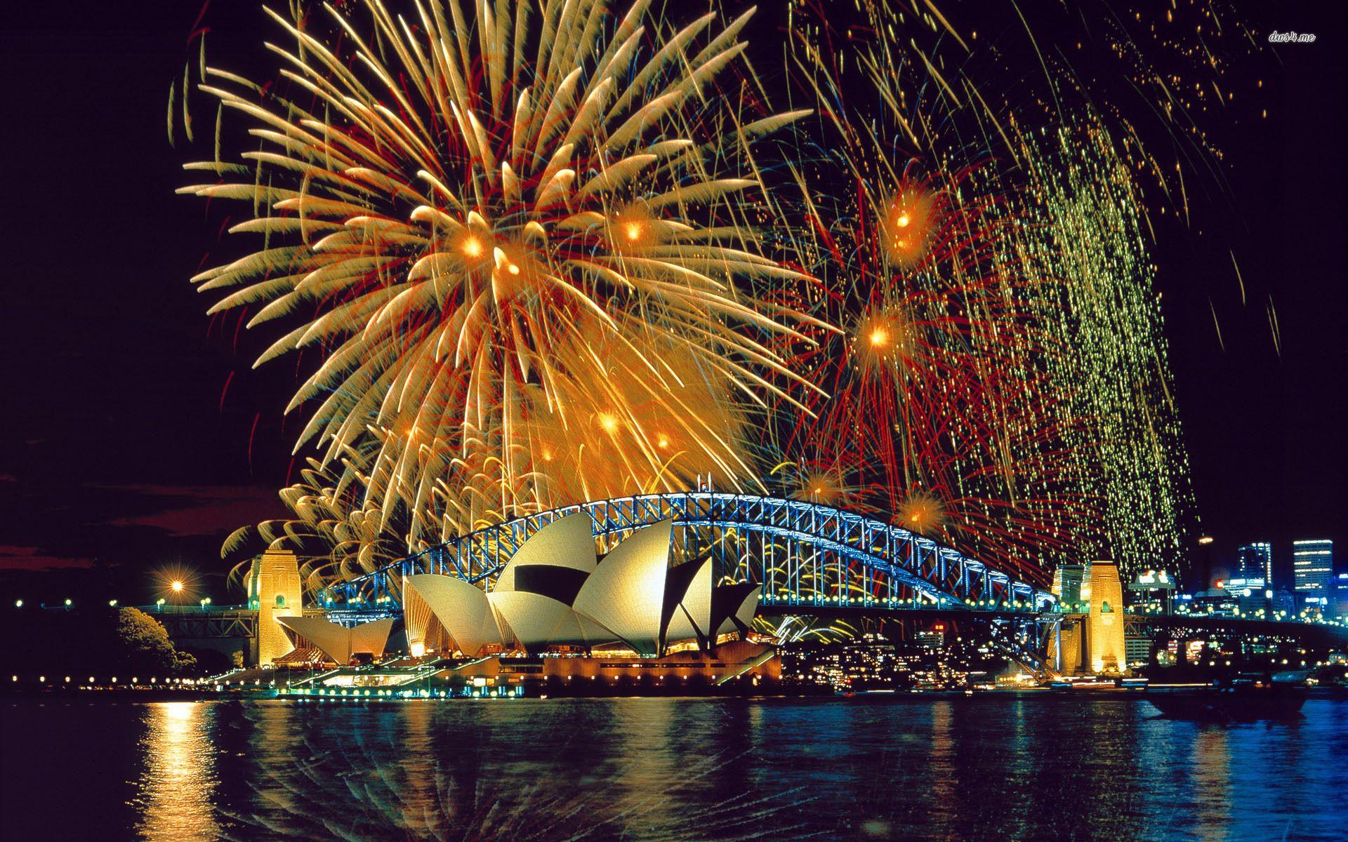 1920x1200 Fireworks in Sidney wallpaper wallpaper
