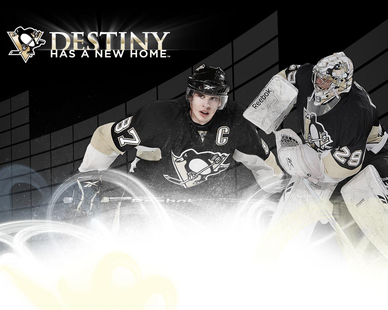 1280x1024 Sidney Crosby and Marc Andre Fleury. Pittsburgh penguins