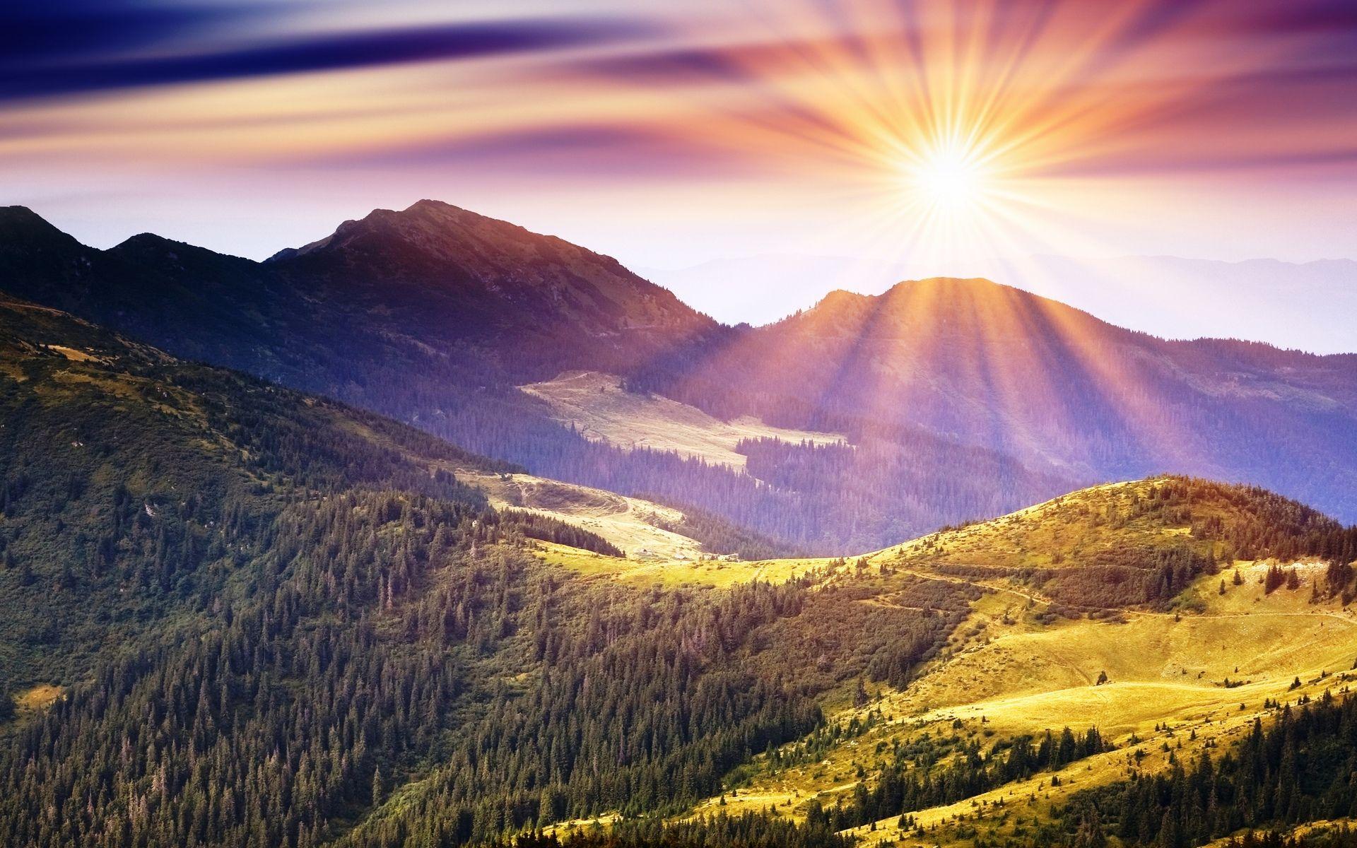 Mountain Sunrise Wallpapers Top Nh Ng H Nh Nh P