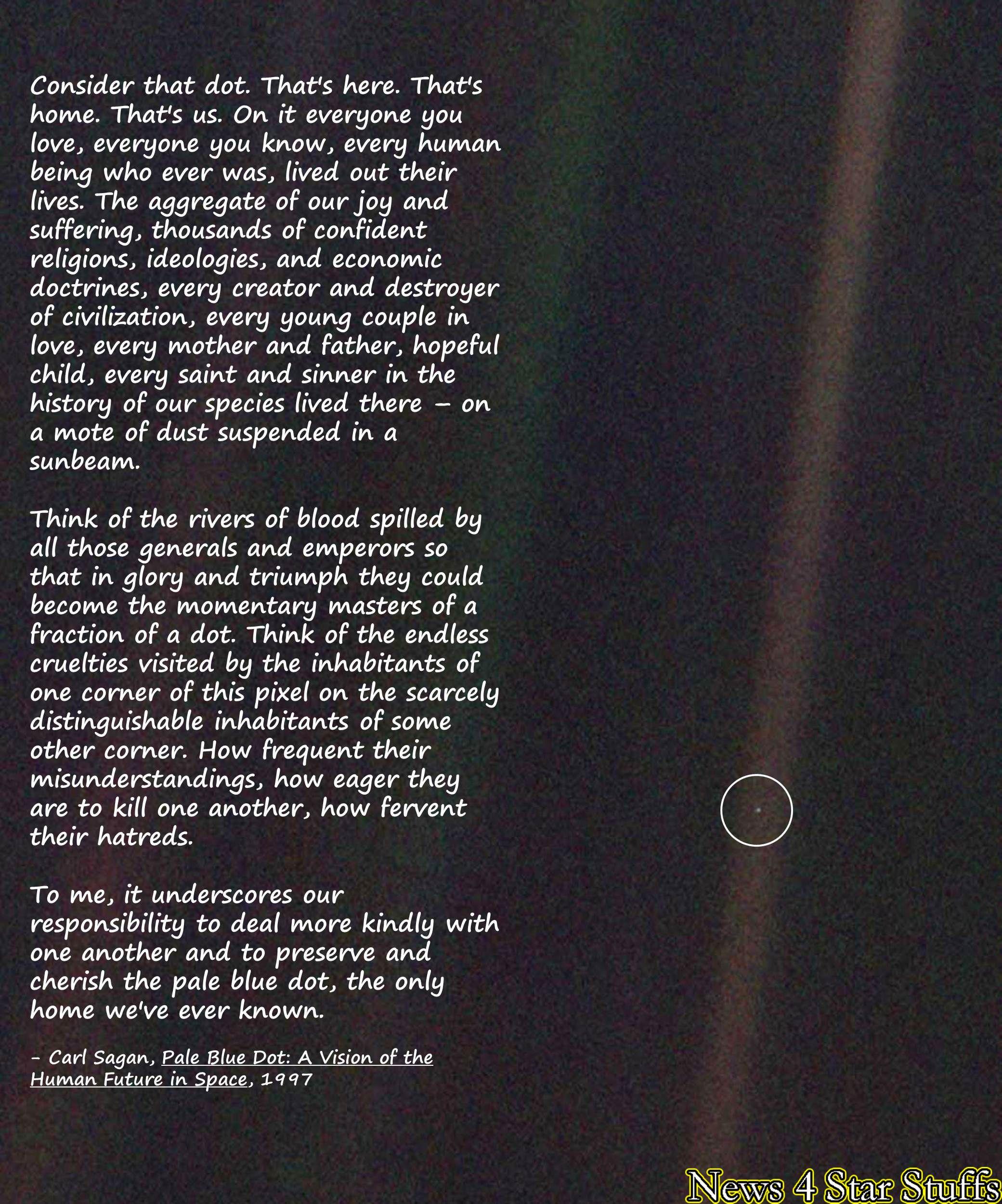 pale blue dot valentines day