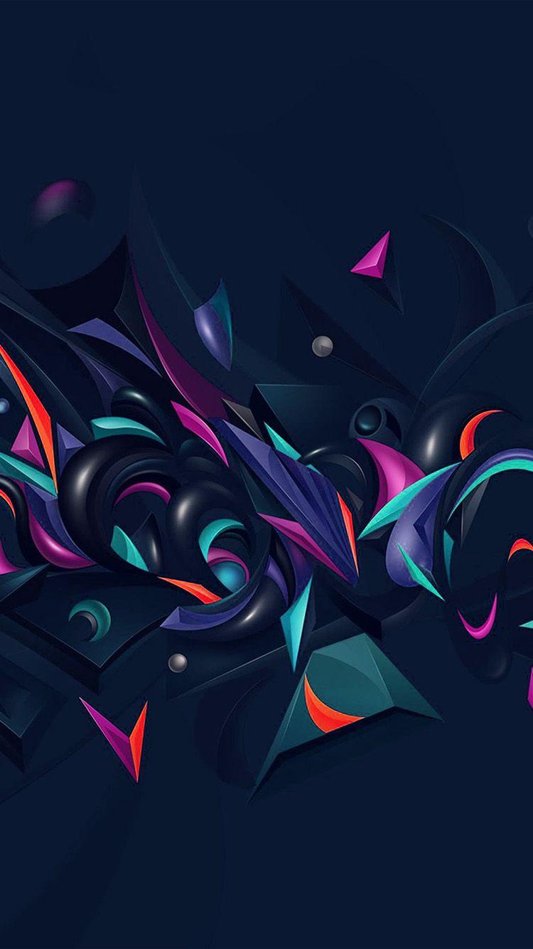 Abstract Painting Colorful iPhone Wallpapers Free Download