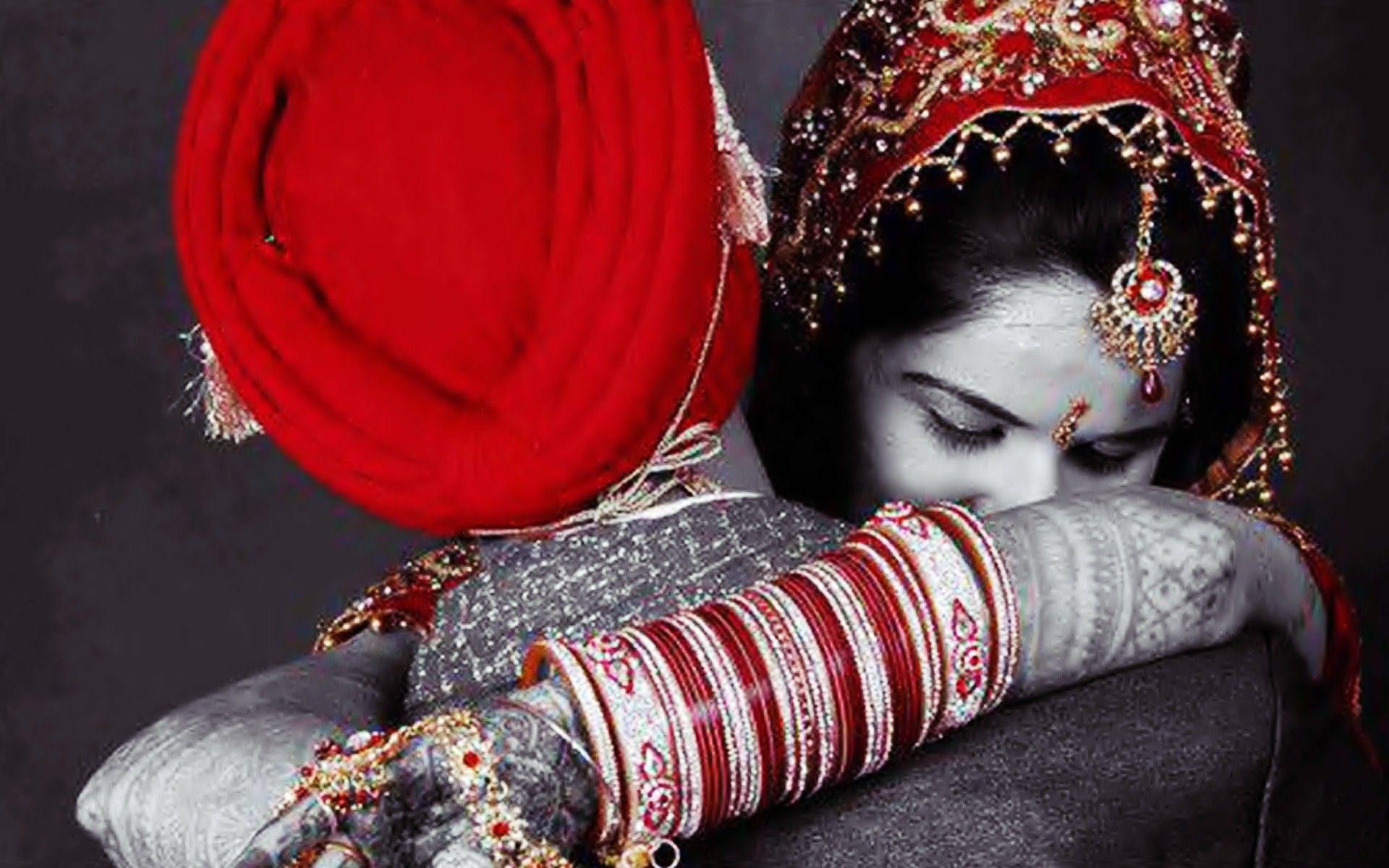 1920x1200 Punjabi Couple Hug Wallpaper 00709
