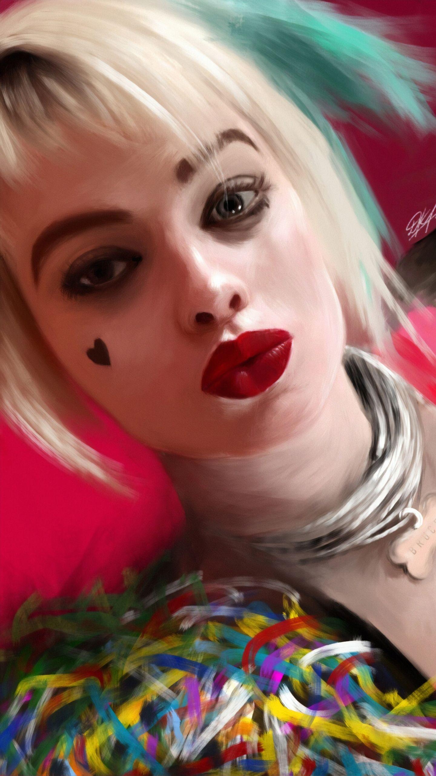 1440x2560 Free download Harley Quinn Birds of Prey 2020 Art 4K Wallpaper 788