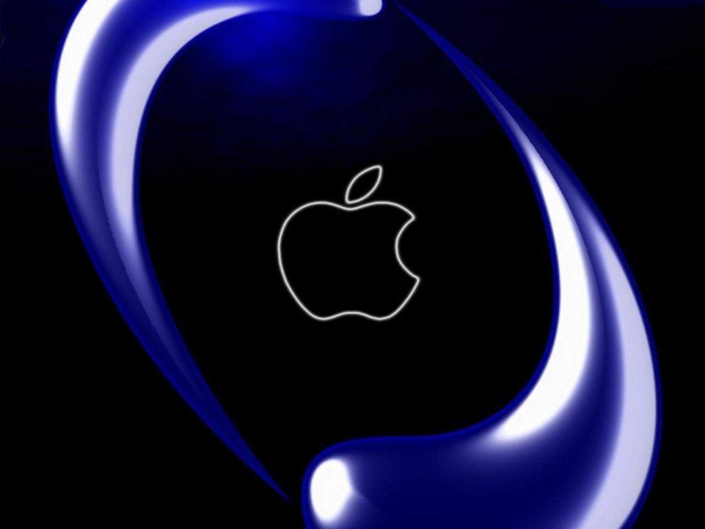 1024x768 ALL DESKTOP'S WALLPAPERS: Apple Desktop Royal Blue wallpaper