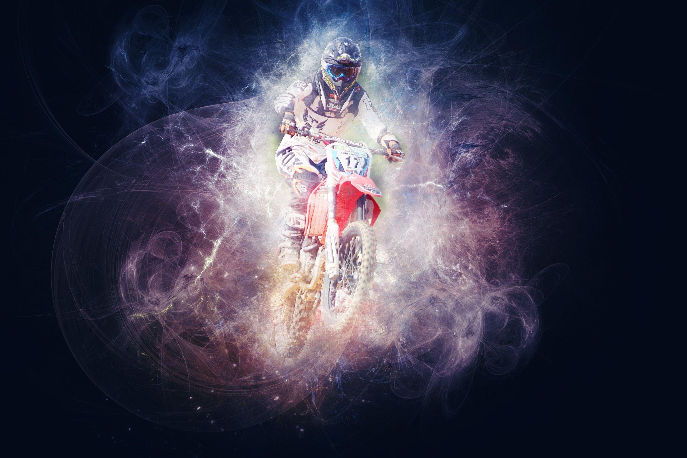2200x1467 Motocross Riding HD Wallpaper