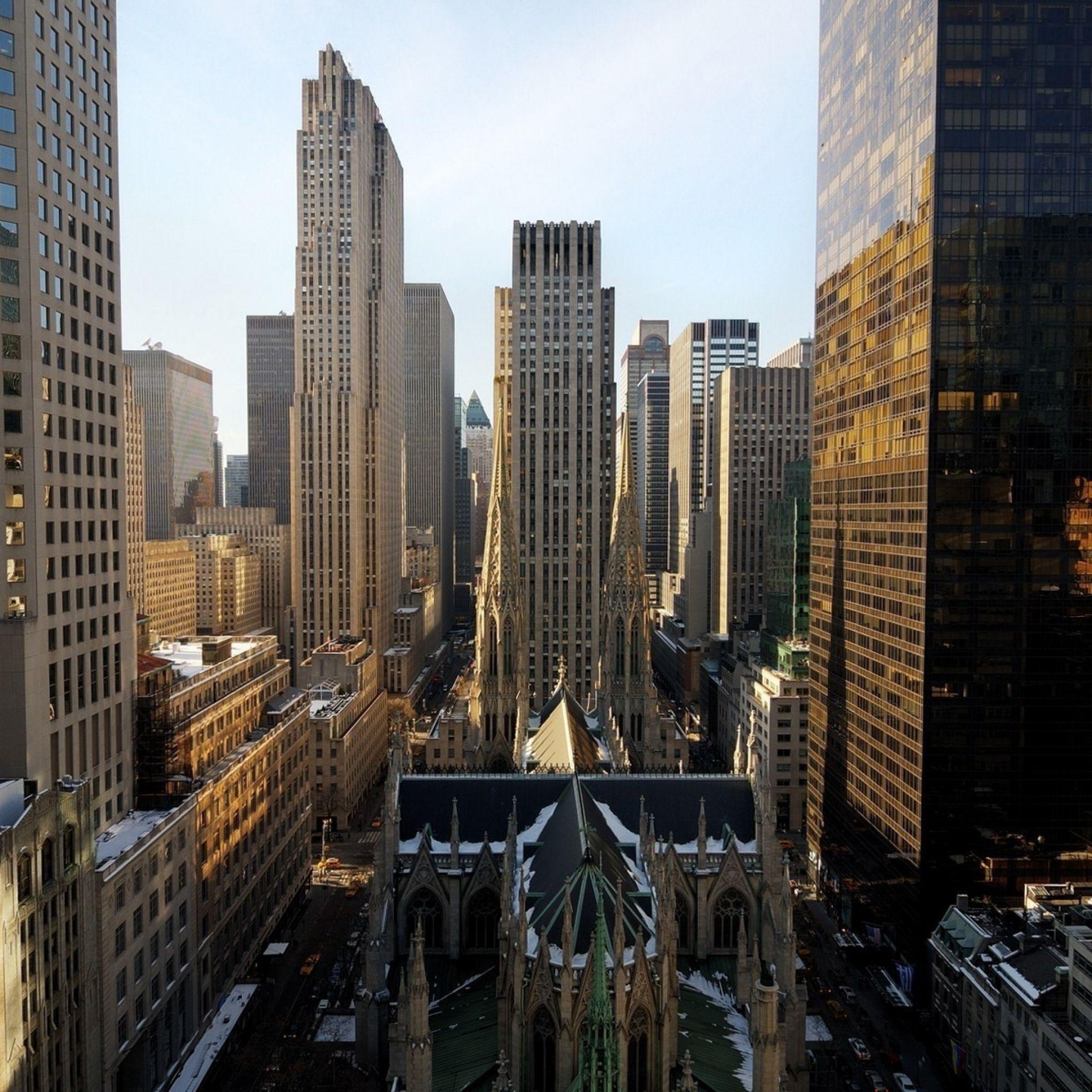 2048x2048 New iPad Air, iPad Mini Retina Manhattan Wallpaper