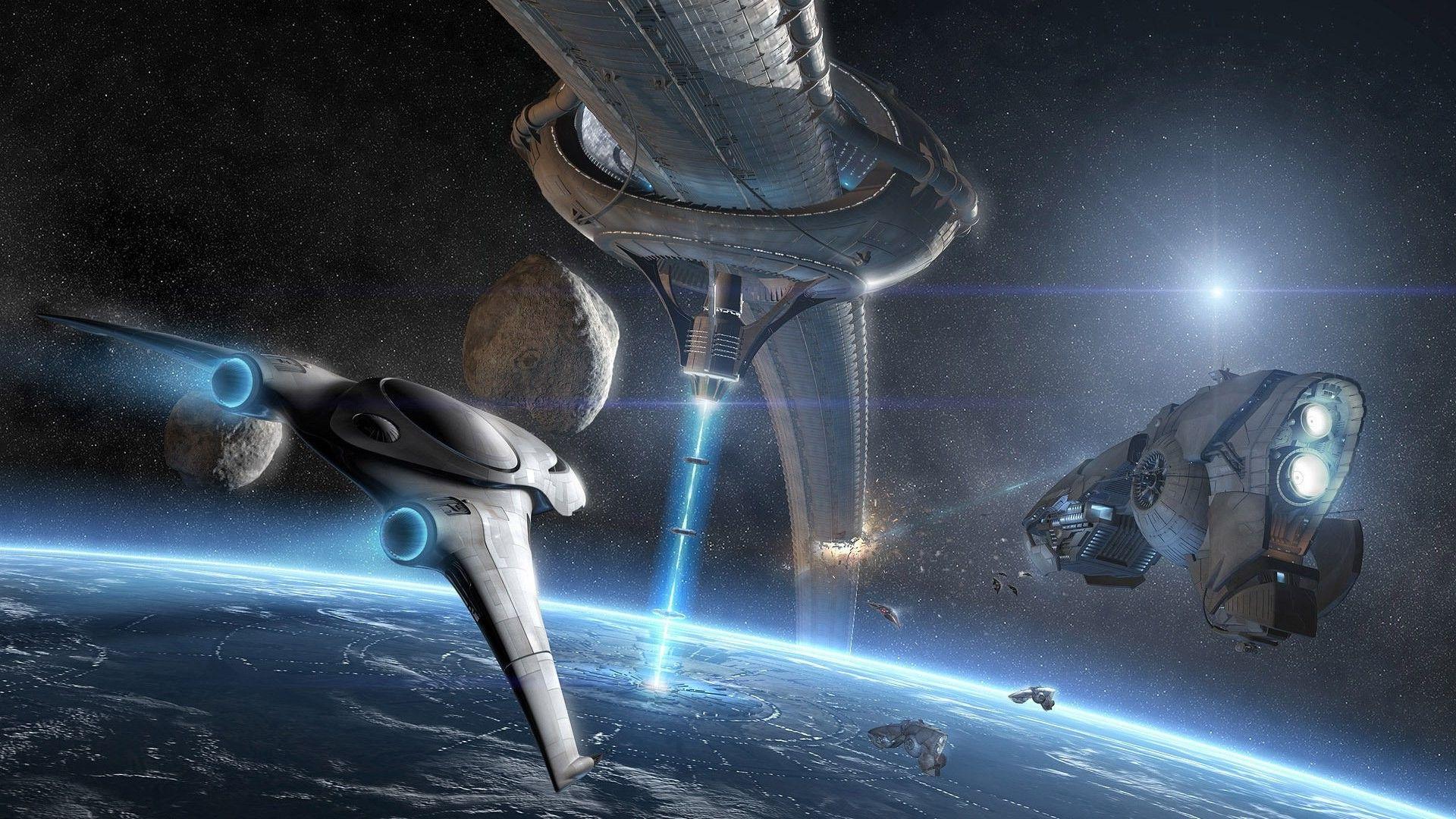 1920x1080 spaceship, Space Station Wallpaper HD / Desktop and Mobile