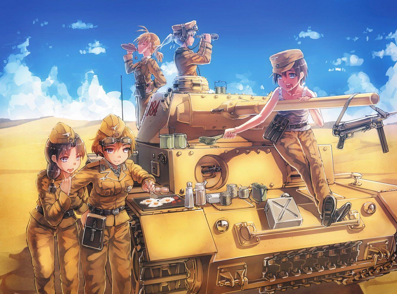 Girls Und Panzer Wallpapers Top Free Girls Und Panzer Backgrounds Wallpaperaccess