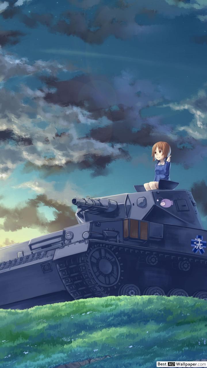 720x1280 Miho Nishizumi of Girls und Panzer HD wallpaper download