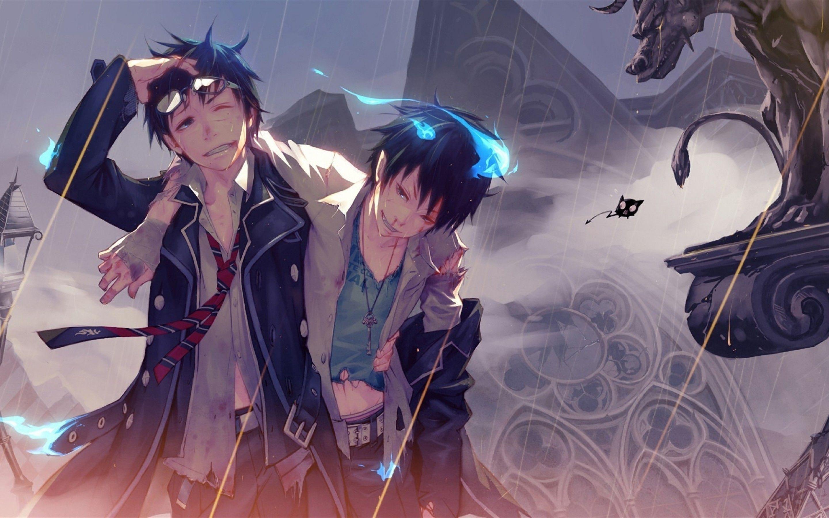 2880x1800 Download 2880x1800 Ao No Exorcist, Rin Okumura, Yukio Okumura
