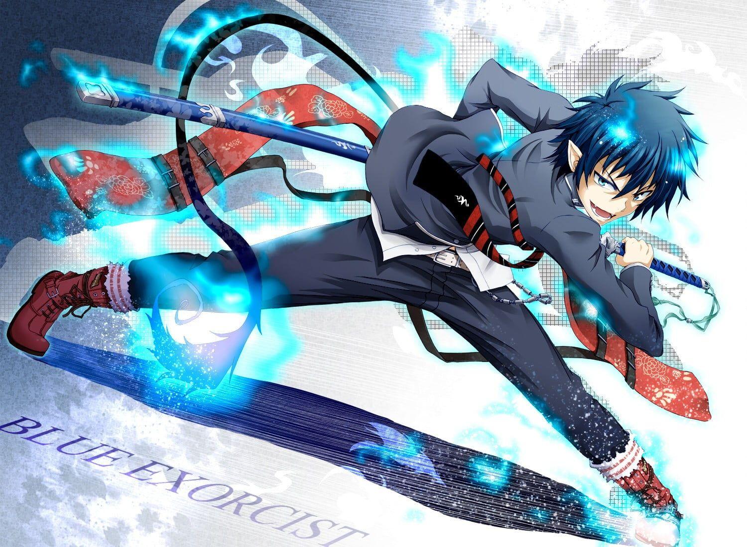1500x1100 Blue Exorcist character, anime, Blue Exorcist, Okumura Rin HD