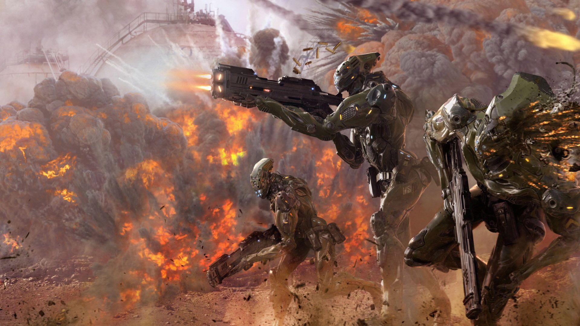 1920x1080 Download 1920x1080 HD Wallpaper warhammer tau battlefield shooter