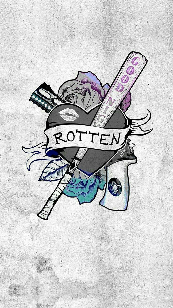 736x1309 Harley Quinn Tattoo Wallpaper Tattoo Ideas