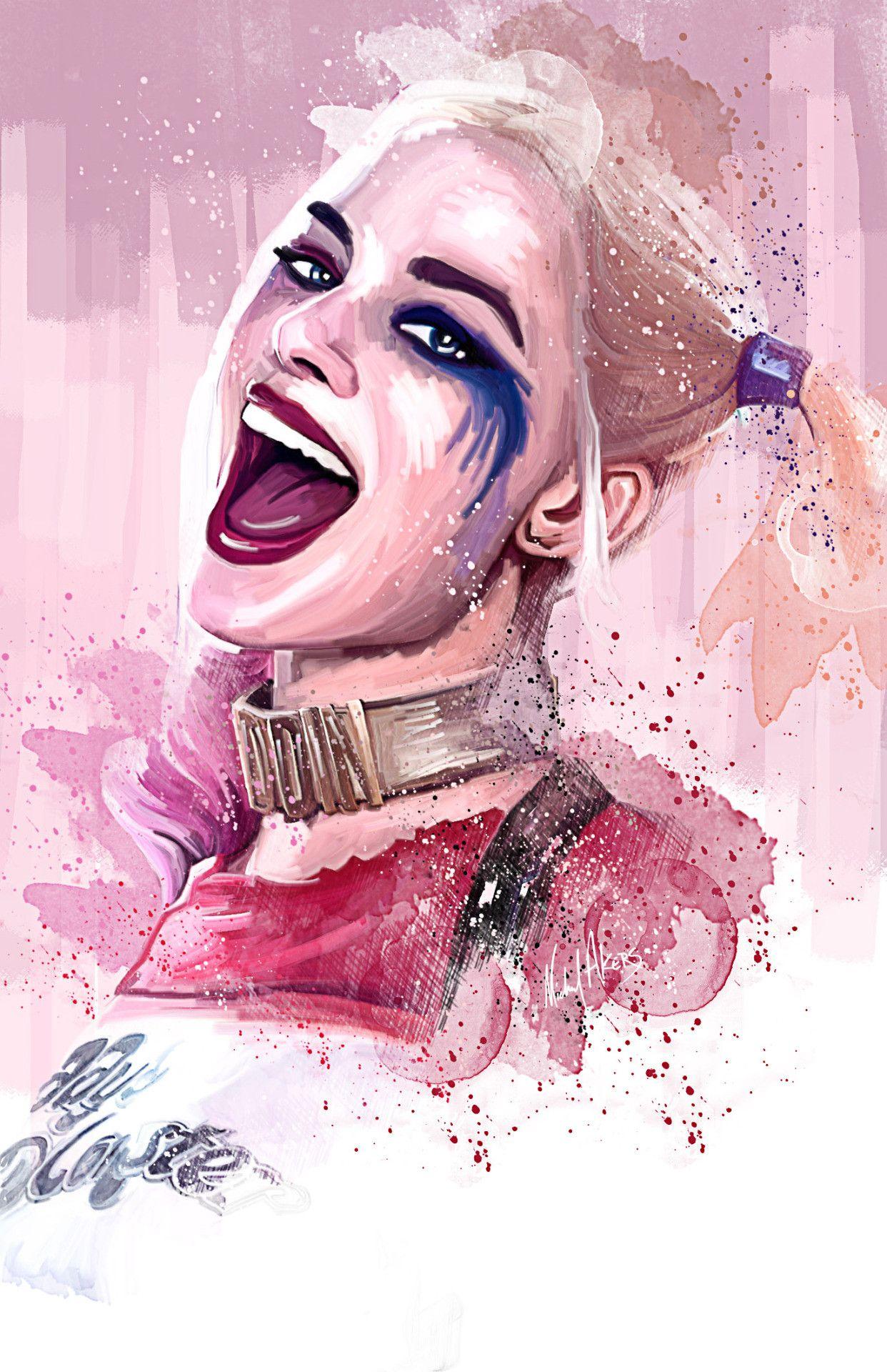 1242x1920 Chibi Harley Quinn Wallpaper