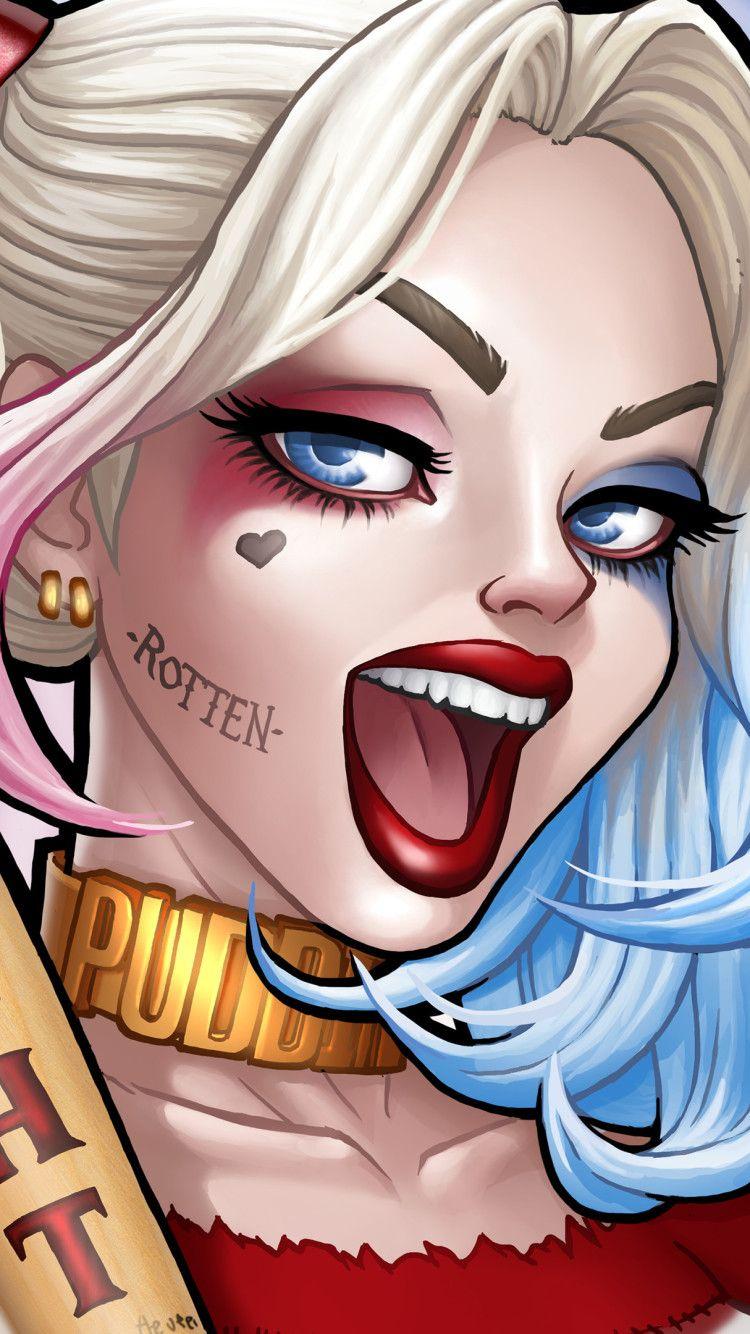 750x1334 Suicide Squad Harley Quinn Art iPhone iPhone 6S