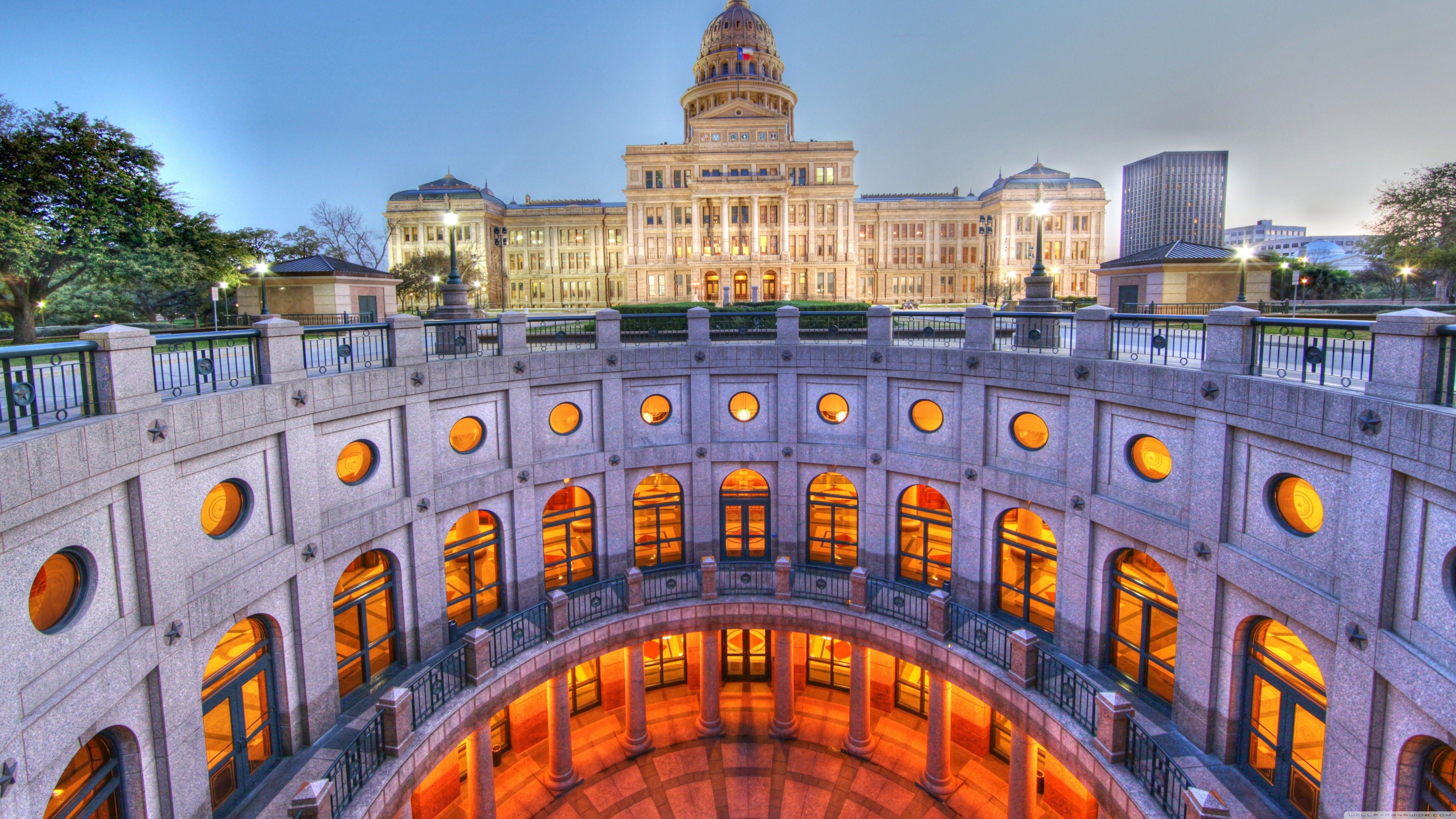 5120x2880 Texas Capitol in Austin Texas 5K Wallpaper