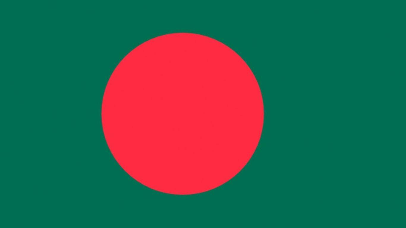 1366x768 Bangladesh Flag Wallpaper