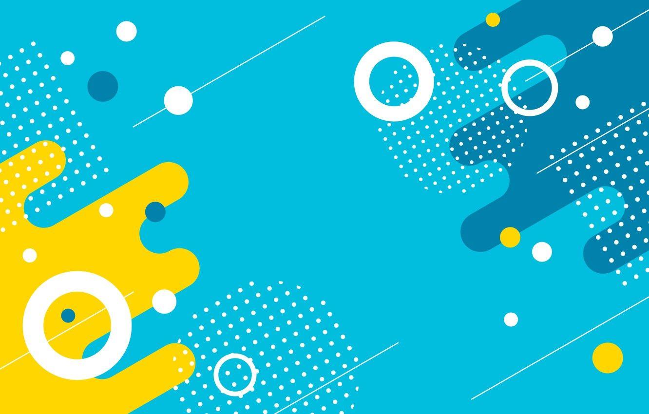 1332x850 Wallpaper line, circles, abstraction, background, colorful