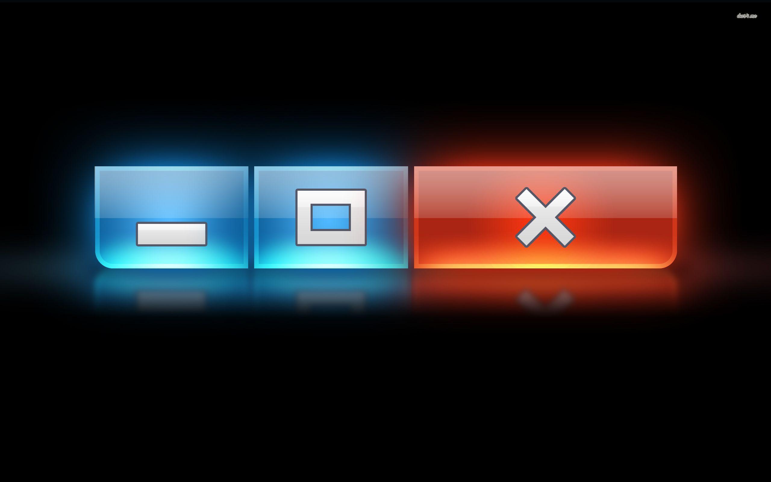 2560x1600 Windows neon buttons wallpaper wallpaper