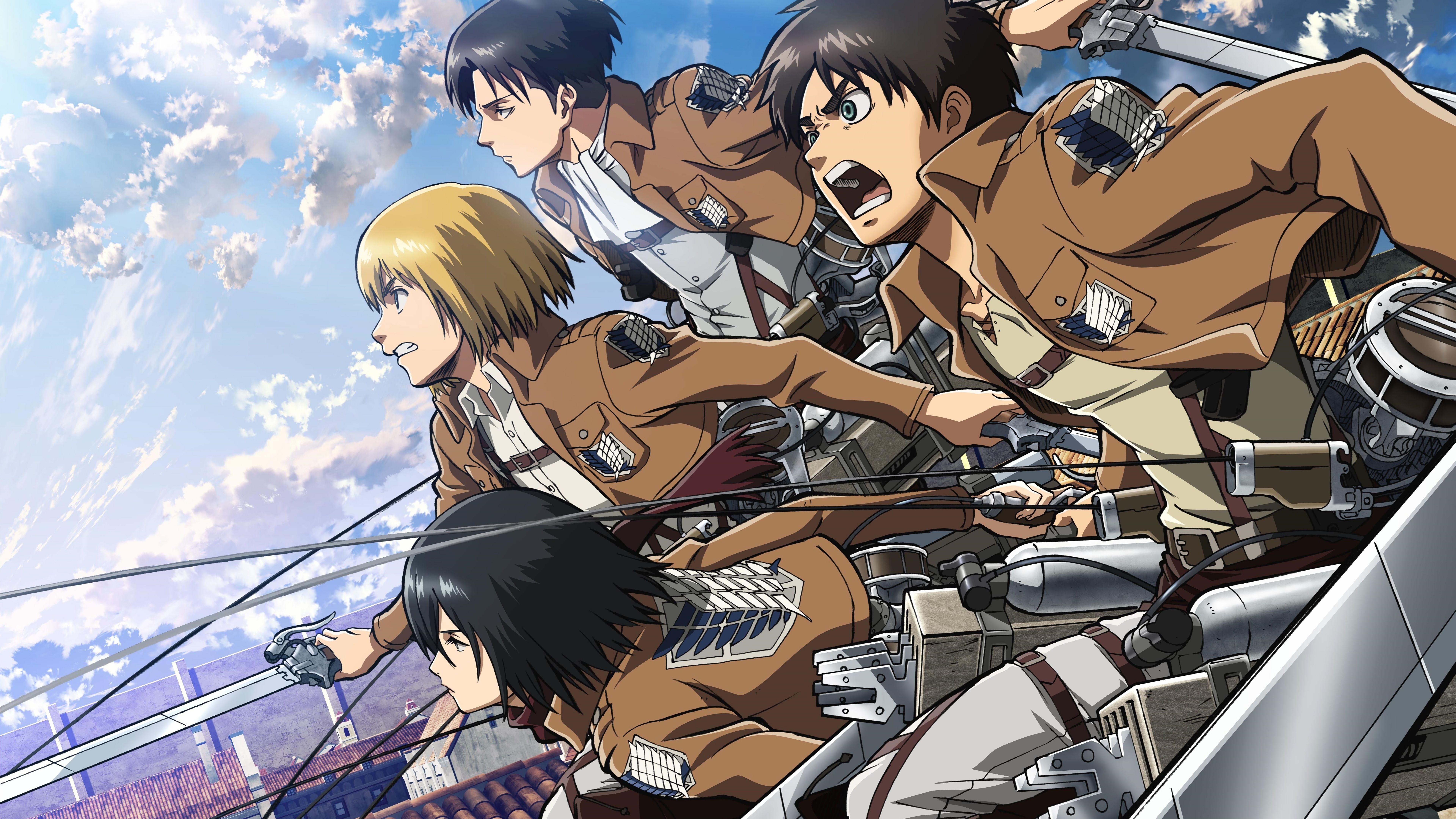 Attack On Titan 8k Wallpapers Top Free Attack On Titan 8k Backgrounds 