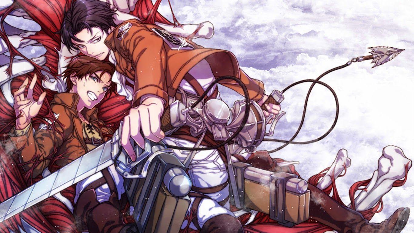1366x768 Free download Attack On Titan Levi Wallpaper Eren jaeger levi 3D