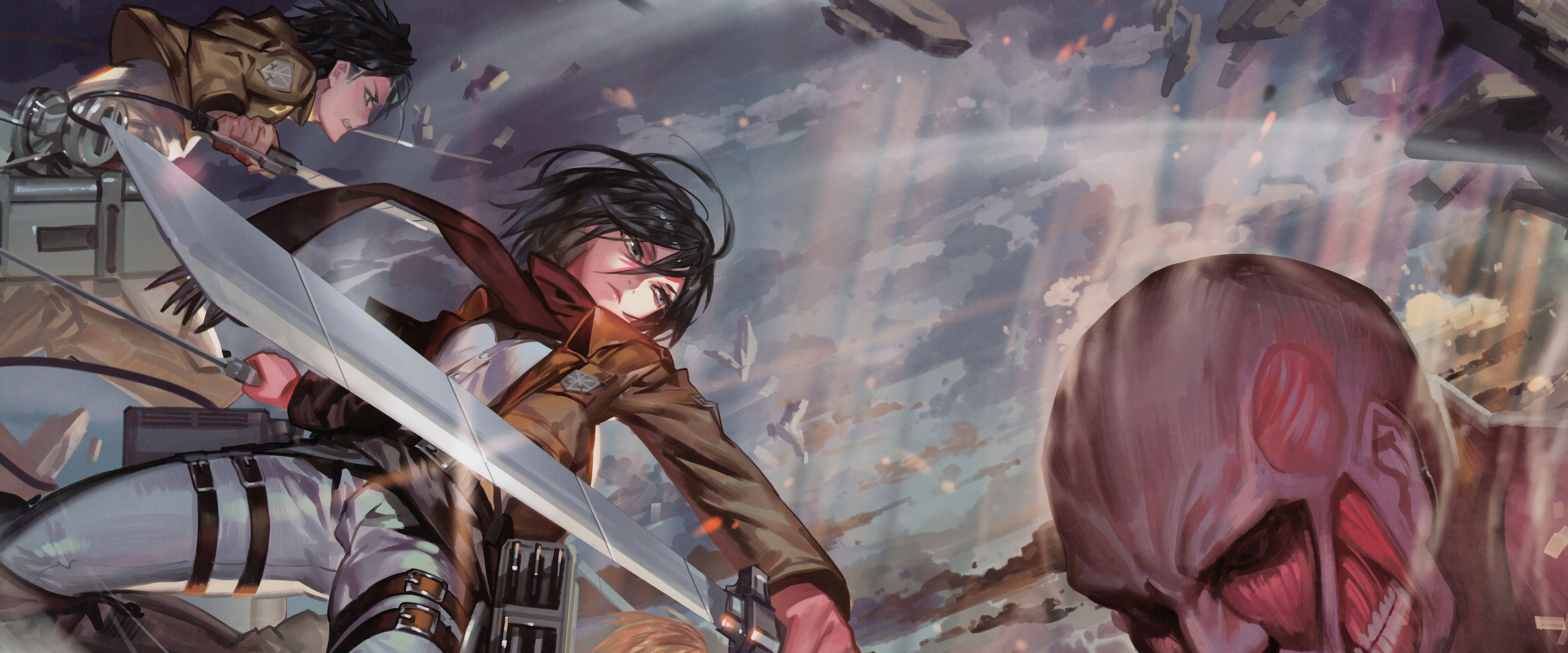 Levi and Mikasa Wallpapers - Top Free Levi and Mikasa Backgrounds