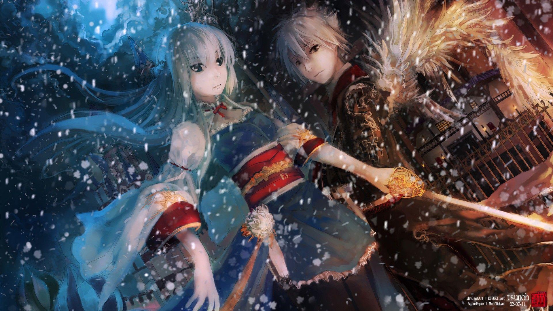 1920x1080 Original, anime, art, couple