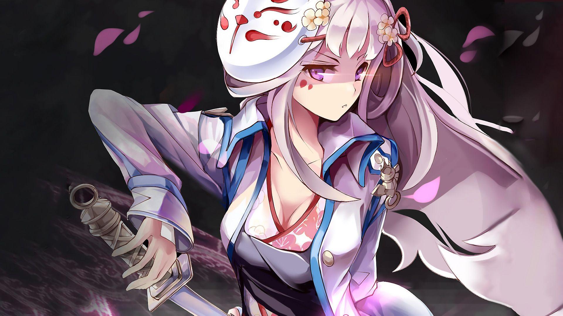1920x1080 Anime Girl With Sword HD Wallpaperx1080