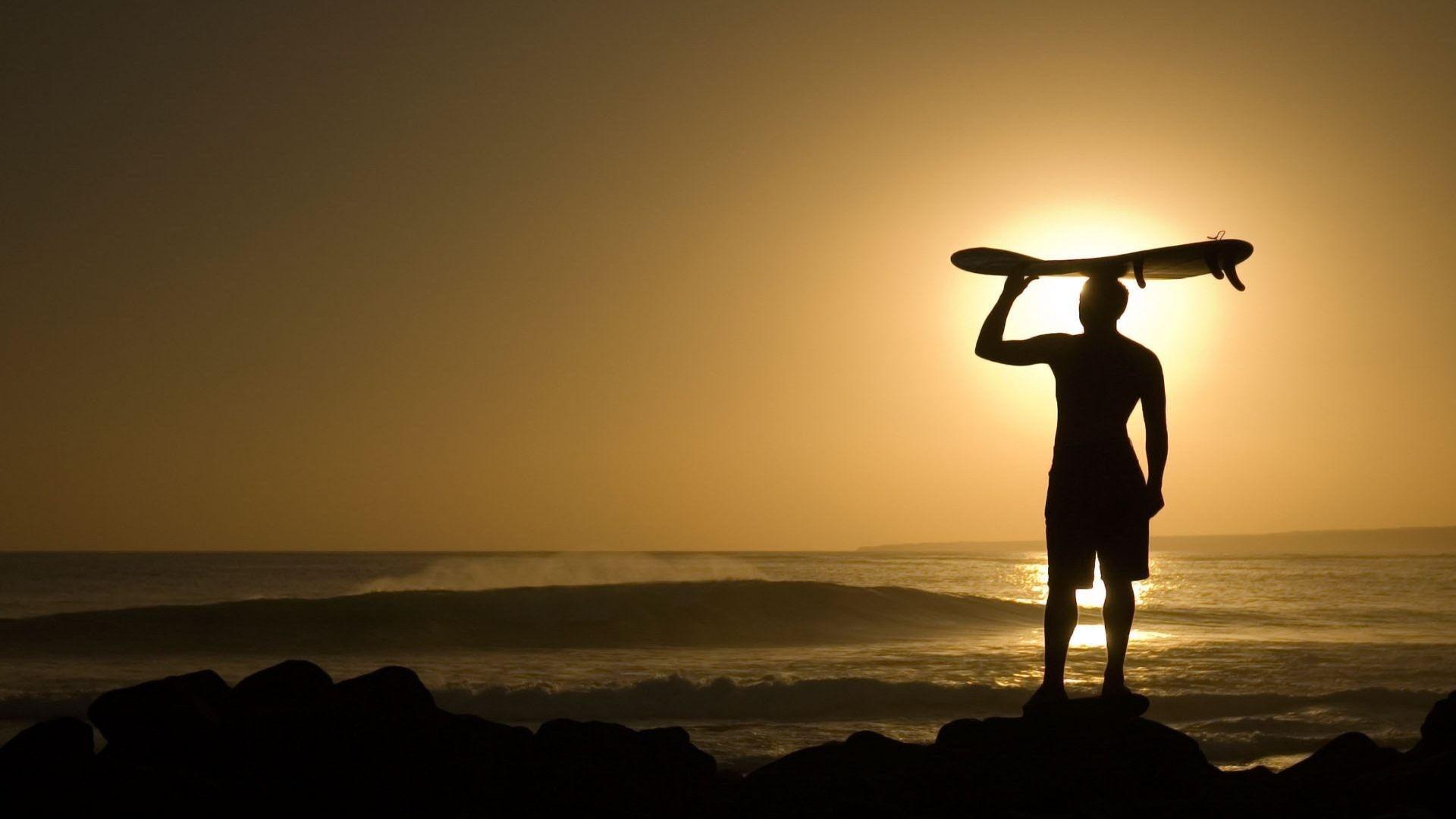 1920x1080 Surfing Longboard Wallpaper