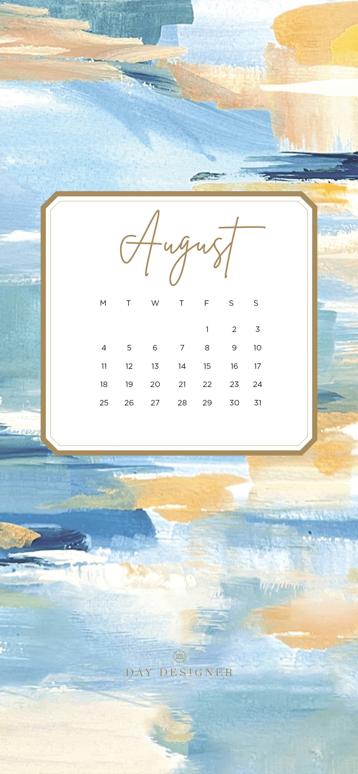 1242x2688 Free Digital Calendar Wallpaper