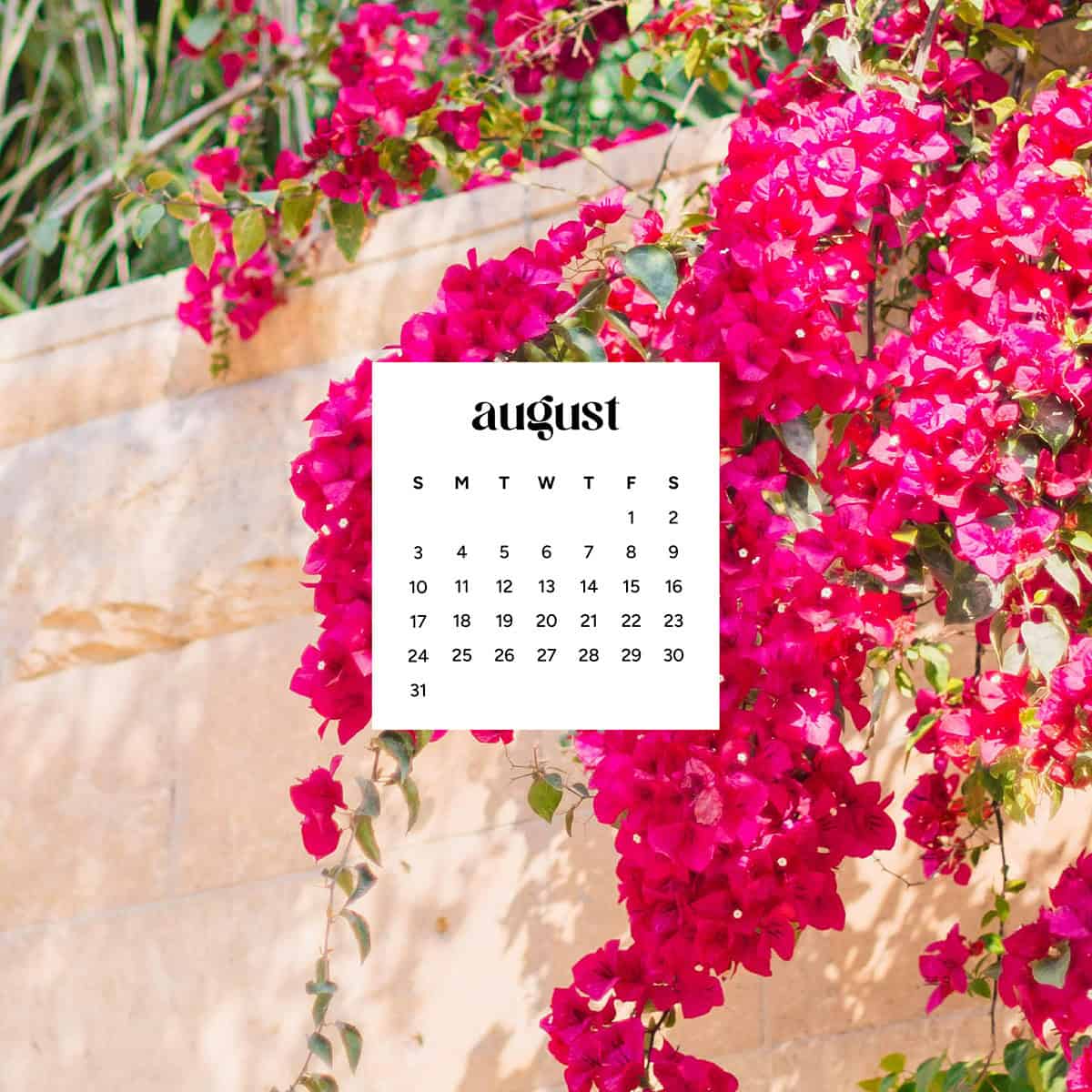 1200x1200 monthly calendar for desktop computer and smart phone Archives