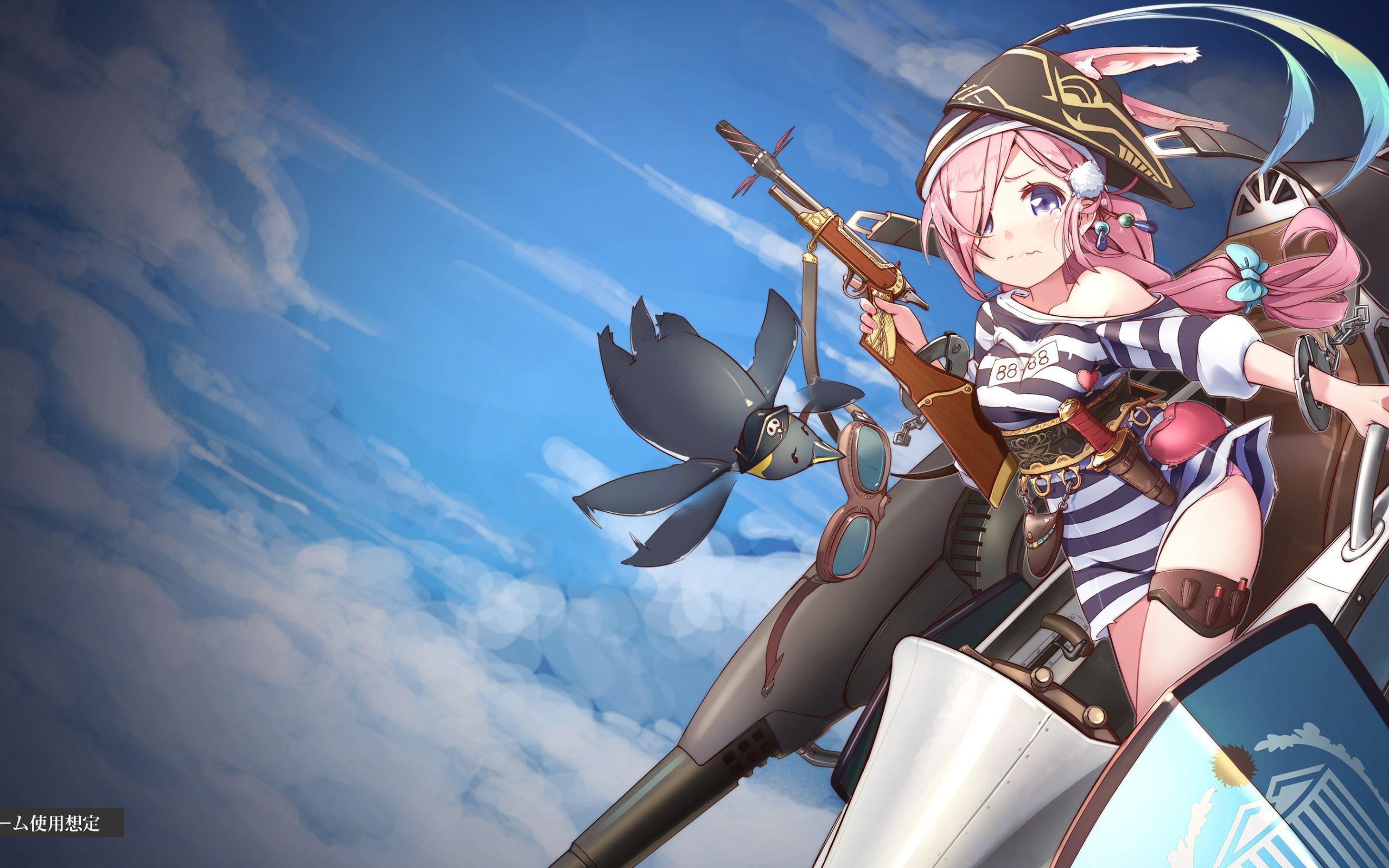 2560x1600 Pirate girl anime Kemonomimi Desktop wallpaper 2560x1600