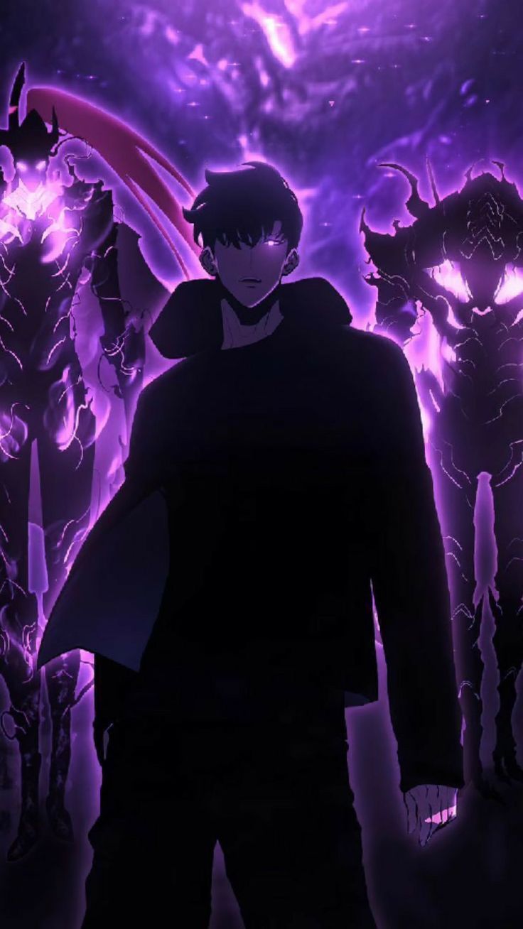 736x1308 Solo leveling. Anime background, Anime guys, Anime drawings