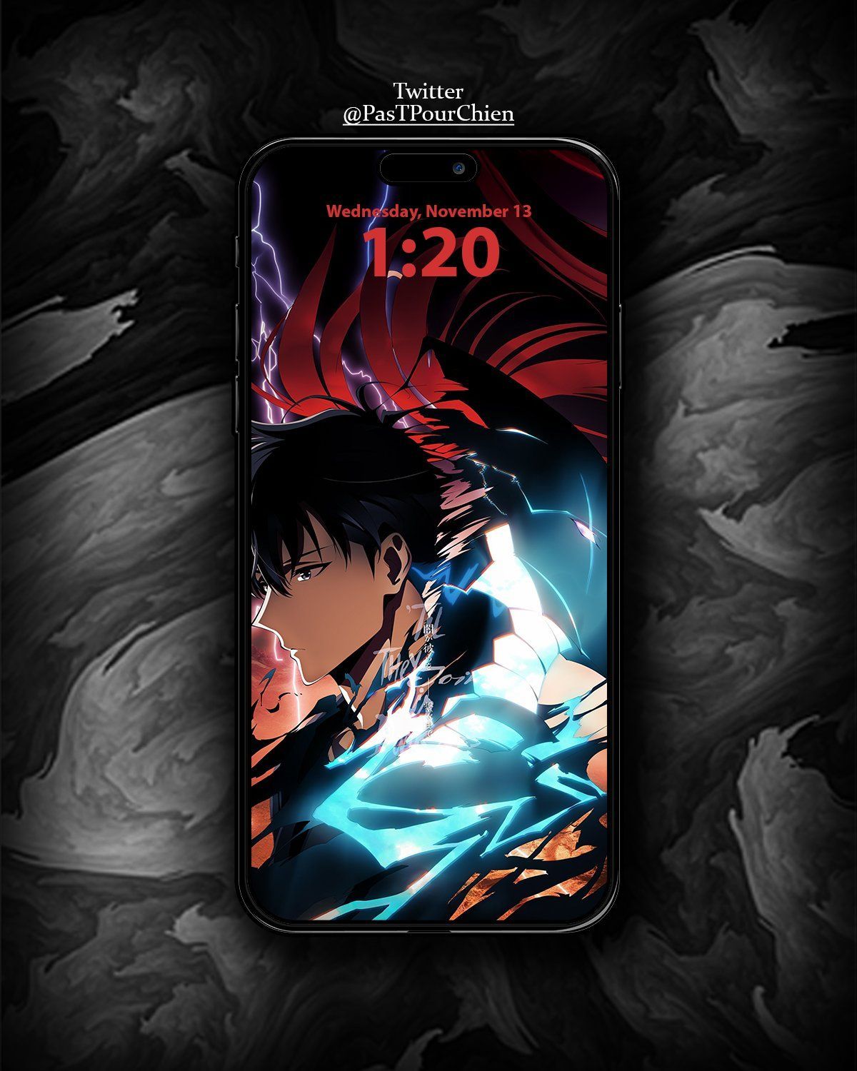 1200x1500 PasT² on X: #Wallpaper 4K Jin Woo from the new visual of Solo Leveling #SoloLeveling / X