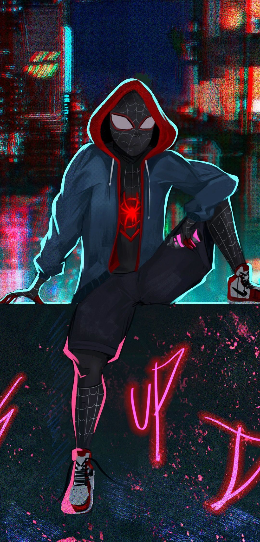 1080x2246 Movie Spider Man: Into The Spider Verse, Miles Morales, Spider Man, 1080x2246 Phone HD Wallpaper