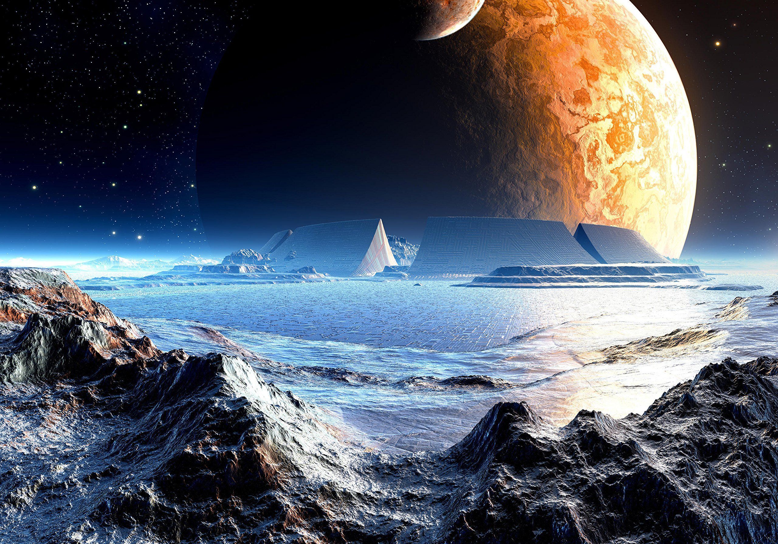2560x1792 Wandmotiv24 Photo Wallpaper New Planet M 250 X 175 Cm Parts Photo Wallpaper, Mural, Non Woven Wallpaper Space, Universe, Space Space, Universe, Space M0441 : Amazon.nl: DIY & Tools