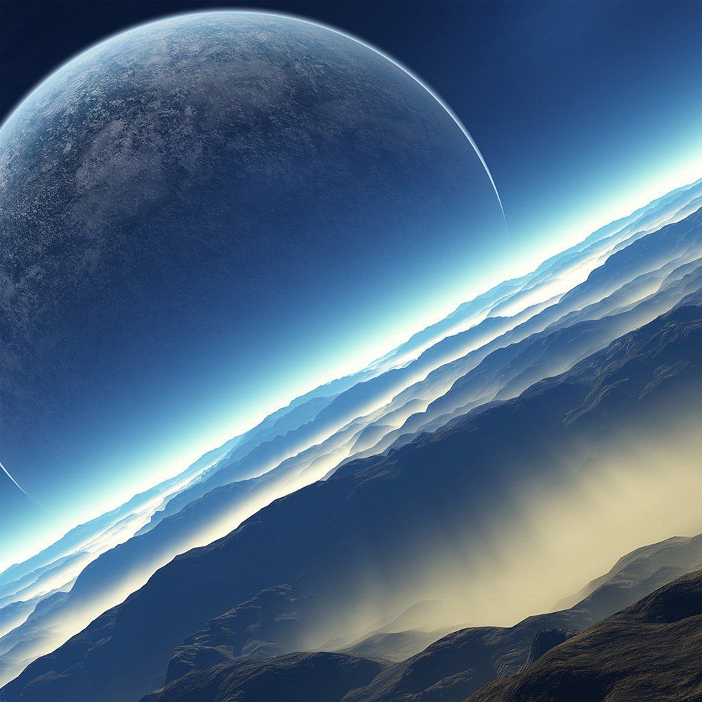1024x1024 Space New Planet Mars Love Papers